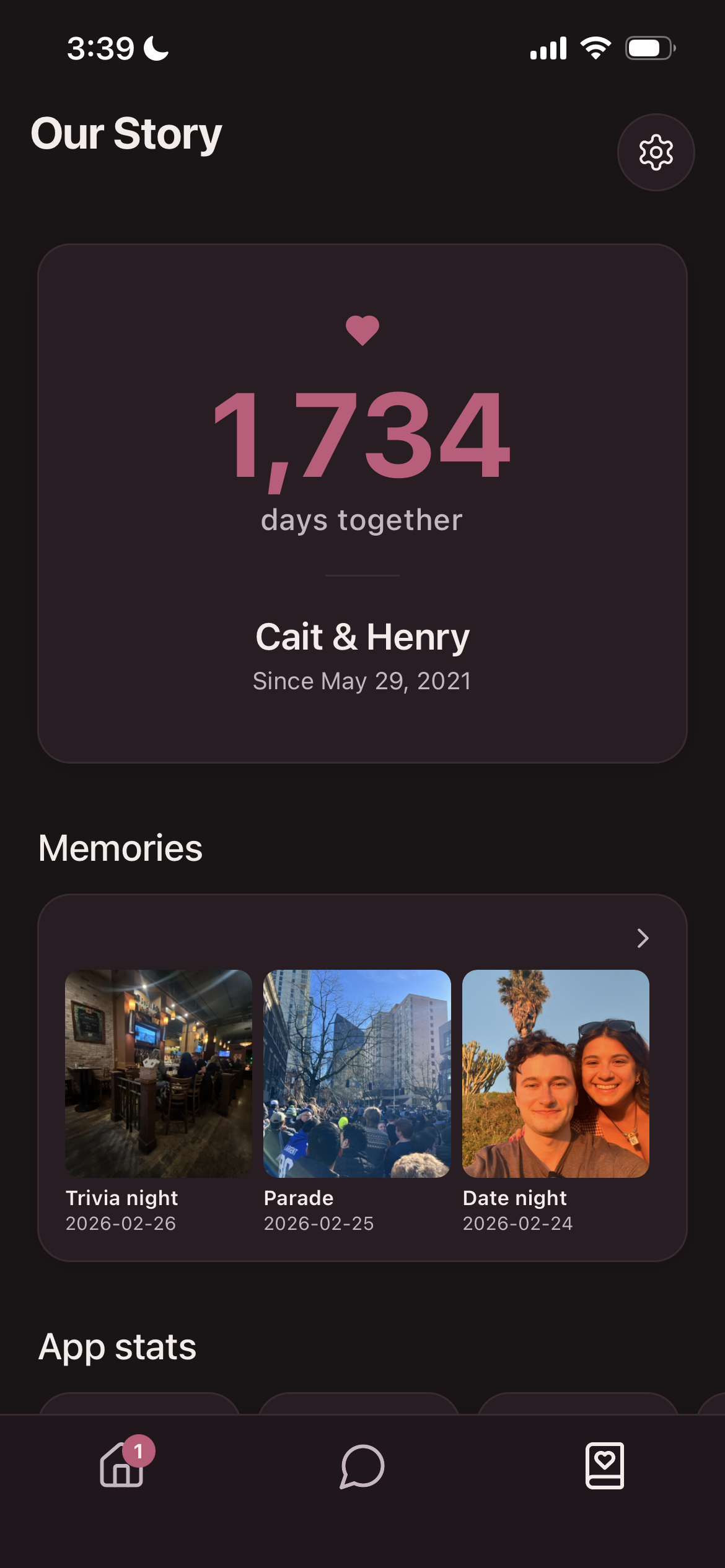 Den story screen preview